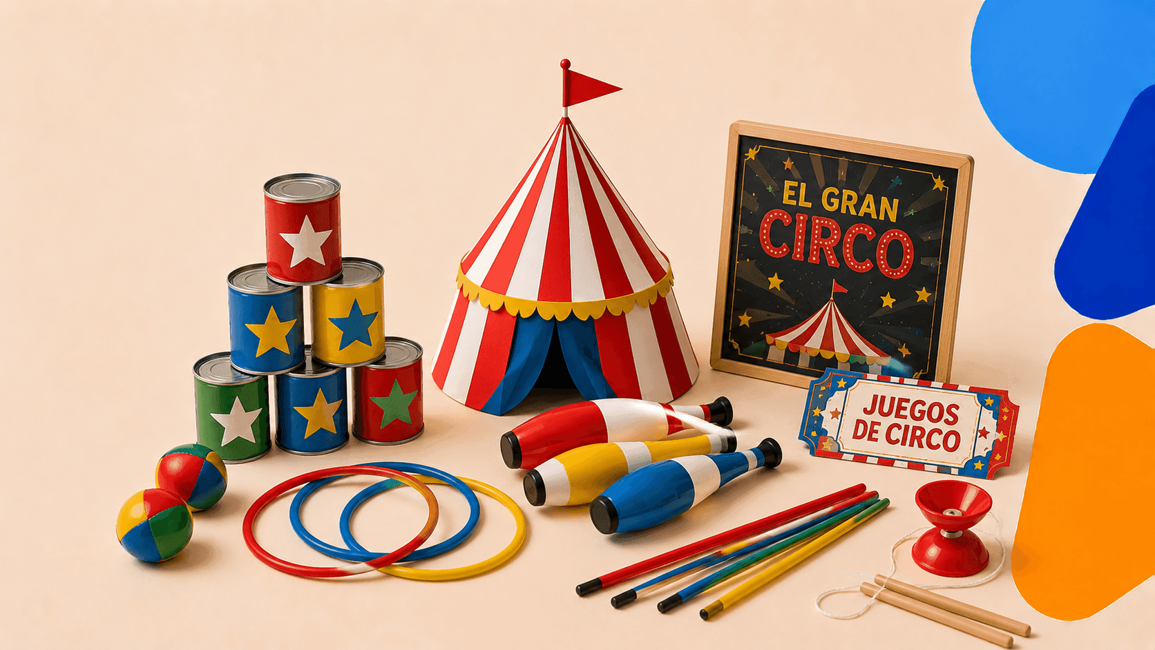 Taller infantil: El gran circo. Juegos de circo
