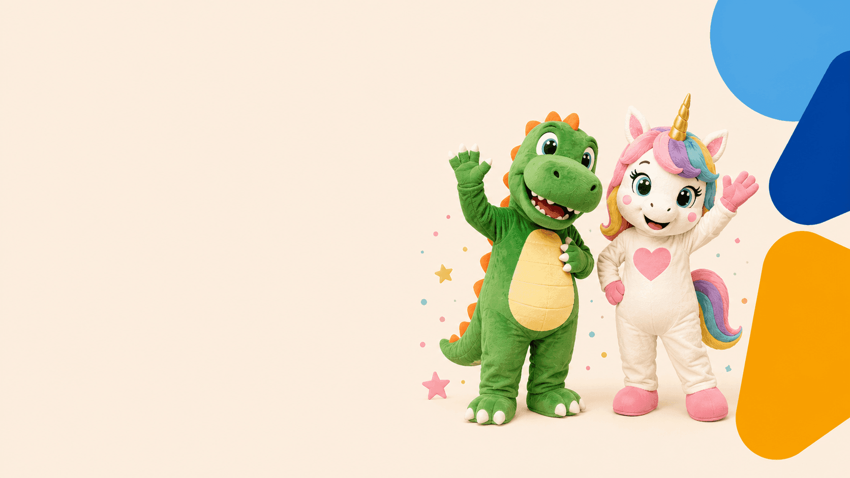 Visita de personajes infantiles